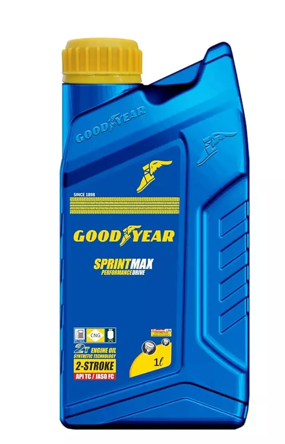 GOODYEAR 2T 2-Stroke Sprintmax Performance Drive 2T Semi-Synthetic Engine Oil 1.0 Ltrs