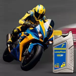 GOODYEAR 20W40 Sprintmax Performance Drive 4T Pro+ 4-Stroke Motorcycle Mineral Engine Oil 0.9 Ltrs