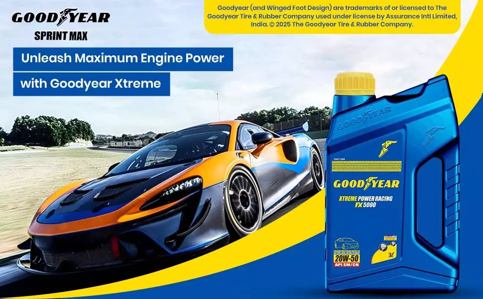 GOODYEAR FX 5000 20W50 API SM/CH Xtreme Power Racing  3.0 Ltrs