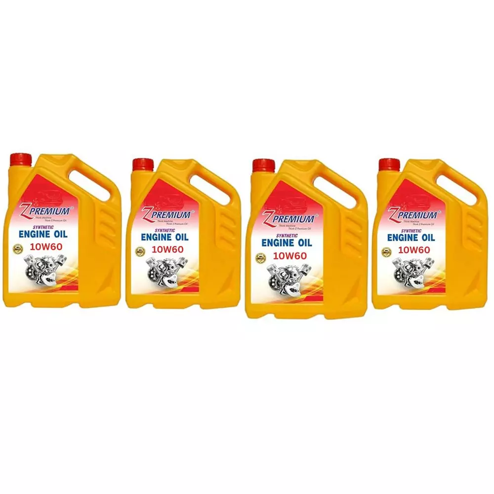 Z Premium 10W60 5 L Engine Oil for Passenger Vehicles, 1023BRB2UF5 (Pack of 4)