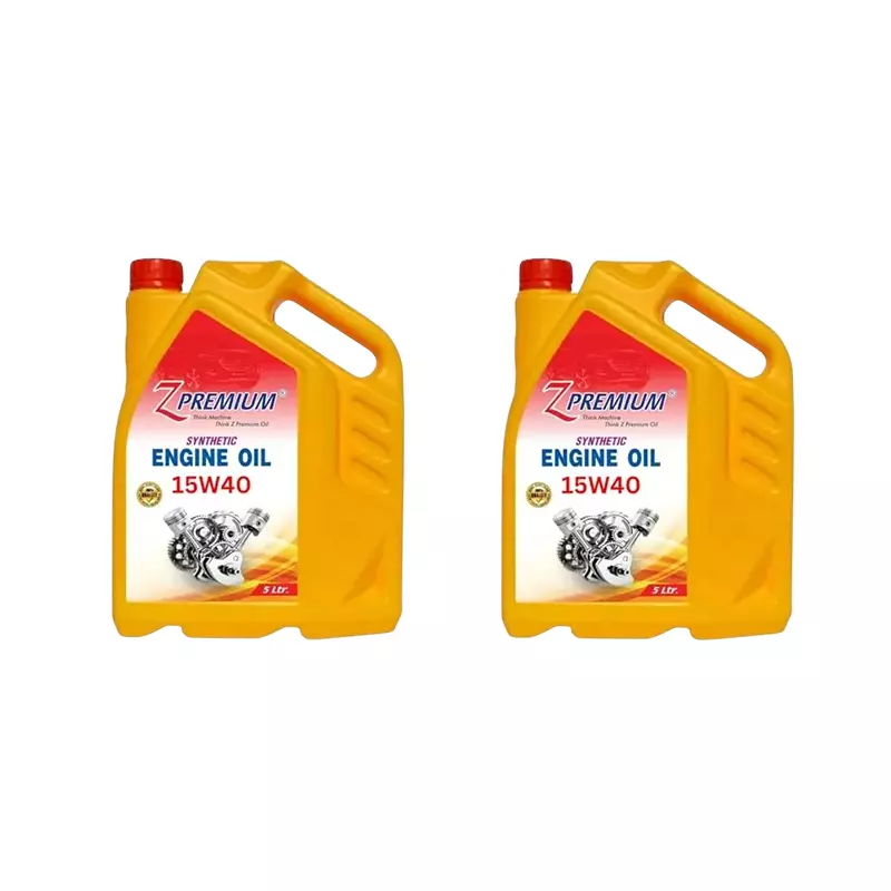 Z Premium SAE 15W40 Engine Oil 5 L for Car, ZA_A1182_15W40SAEENG_D2 (Pack of 2)