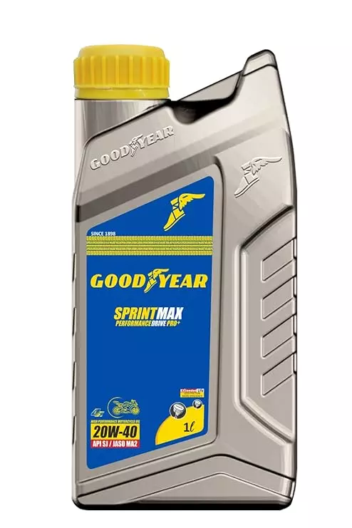 GOODYEAR 20W40 Sprintmax Performance Drive 4T Pro+ 4-Stroke Mineral Motorcycle Engine Oil 1.0 Ltrs