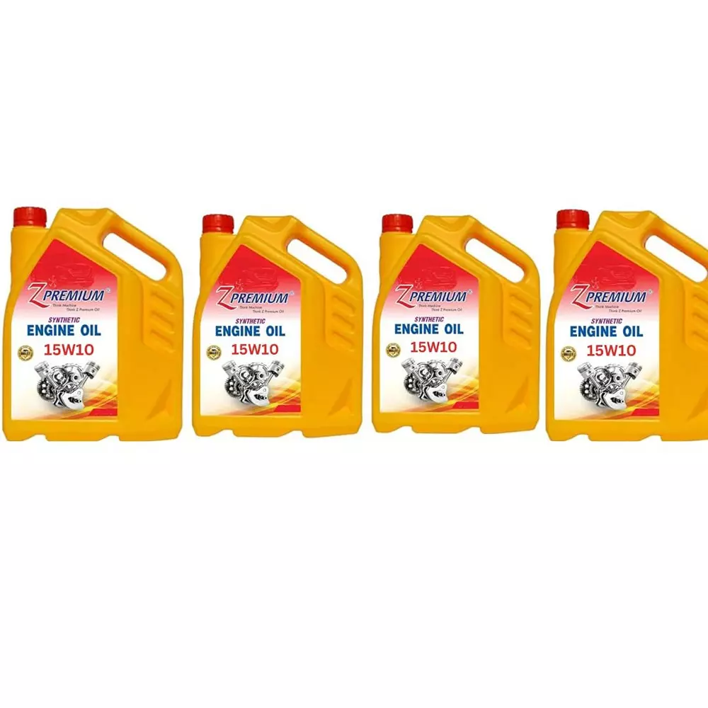 Z Premium 15W10 5 L Engine Oil for 4-Stroke Motorcycles, 1019BHBKA42 (Pack of 4)