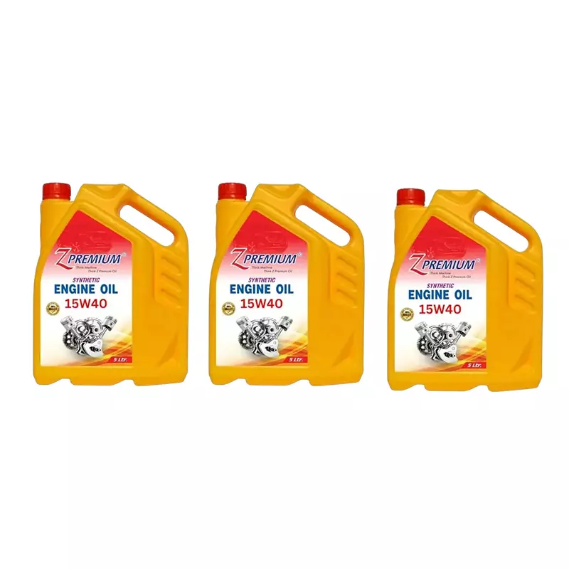 Z Premium SAE 15W40 Engine Oil 5 L for Car, ZA_A1182_15W40SAEENG_D3 (Pack of 3)
