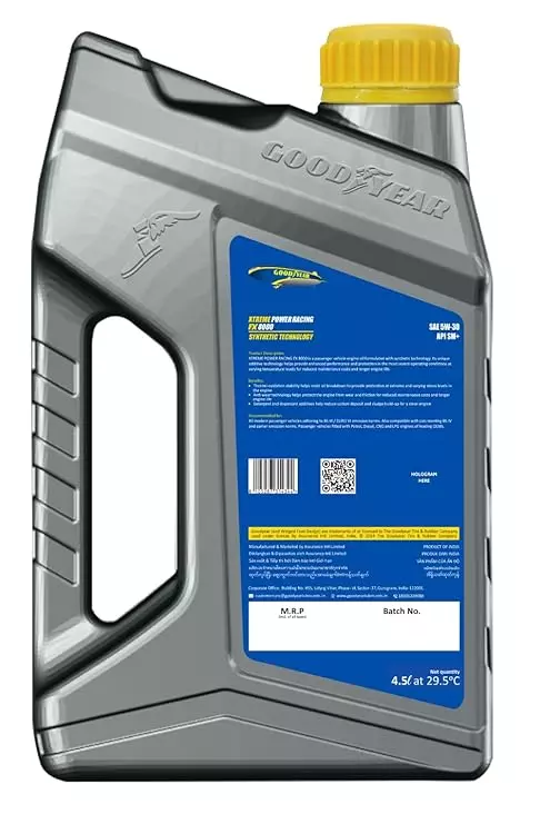 GOODYEAR 4.5 Ltrs 5W30 API SM+ Xtreme Power Racing FX 8000 Semi-Synthetic Engine Oil