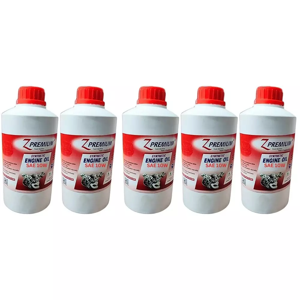 Z Premium SAE 10W 1 L Engine Oil for Commercial & Passenger Cars, 1124BBQRV9M (Pack of 5)