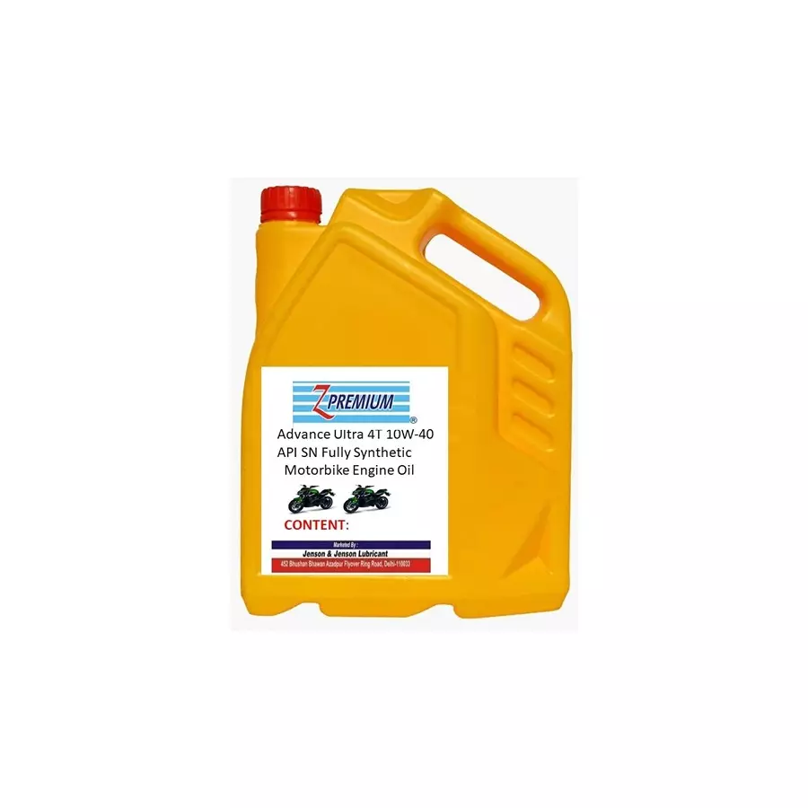 Z Premium ULTRA 4T 10W40 API SN 5 L Engine Oil for Motorcycles, 0227AI2LJAN