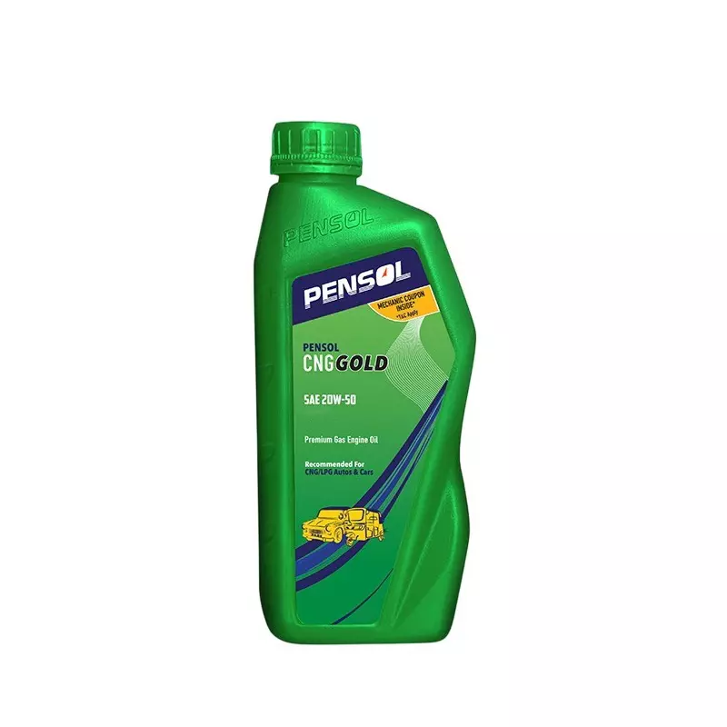 PENSOL SAE 20W-50 SL Engine Oil 1.2 L for CNG Engine, CNG GOLD