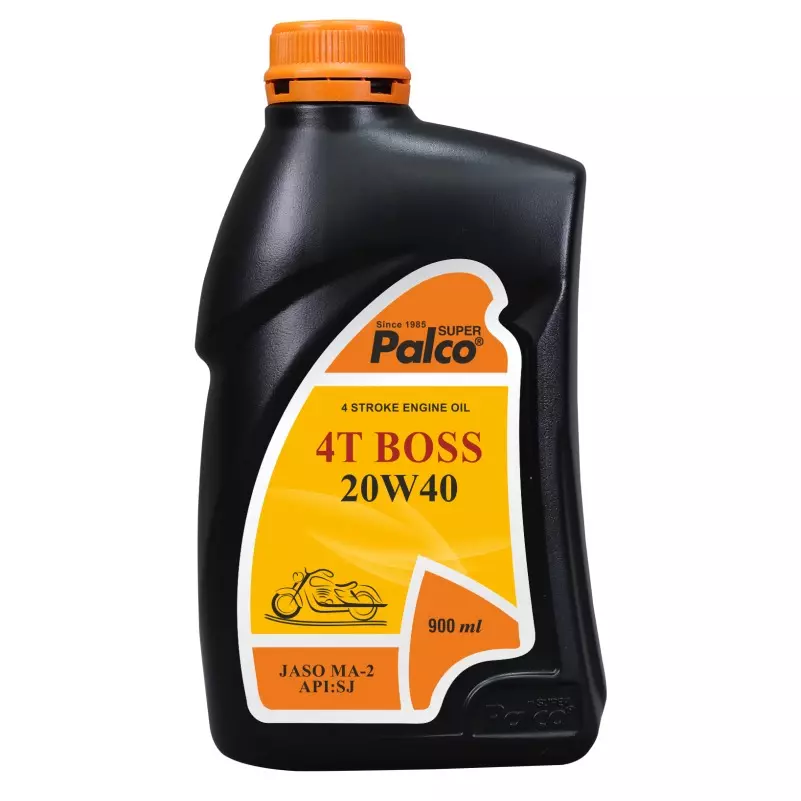 Palco 4T Boss Engine Oil 900 ml SJ, JASO MA-2 API  Clear Golden Natural