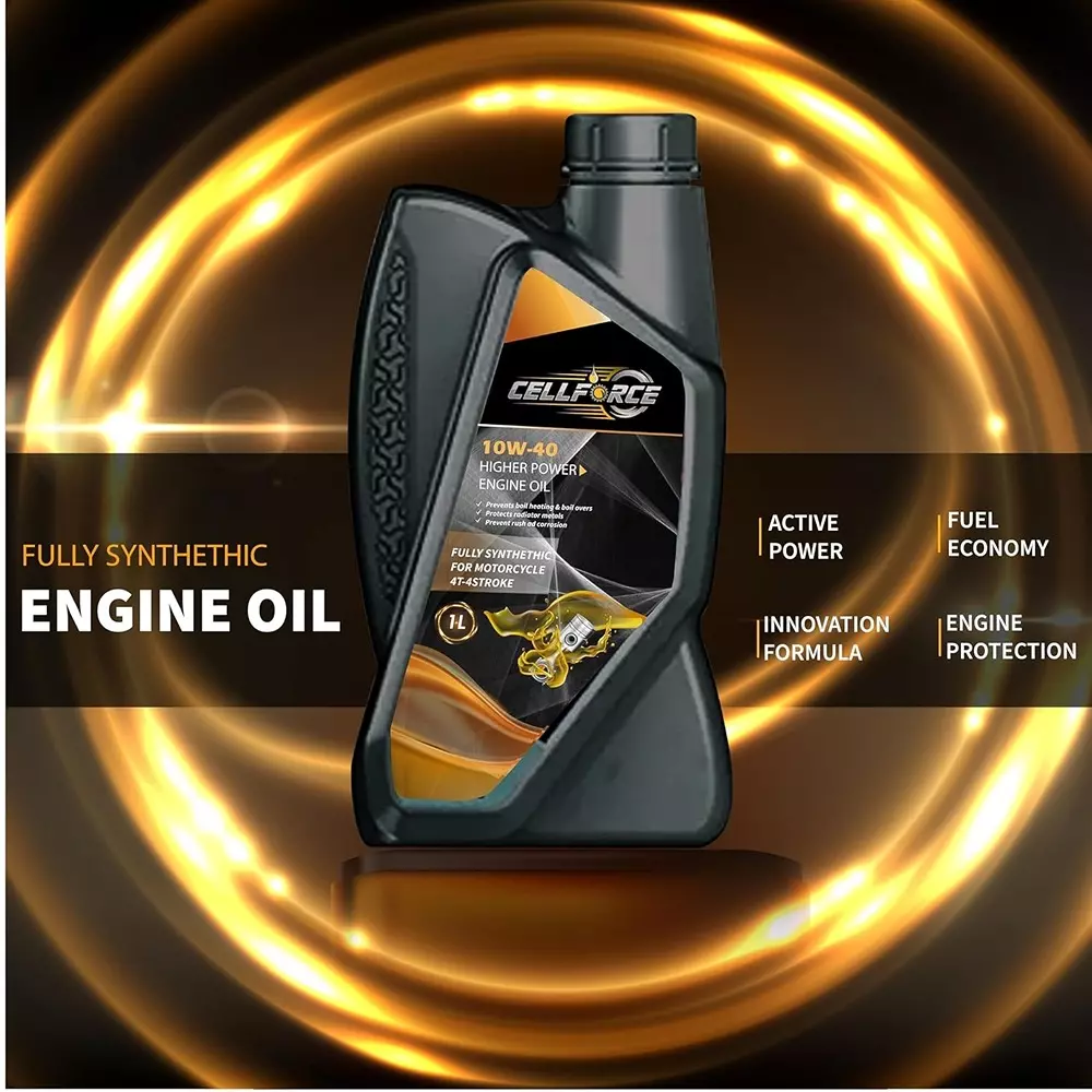 cellforce-fully-synthetic-4-t-4-stroke-engine-oil-yellow-1-l-bottle-liquid-product-form-for-cars-bikes-trucks-industrial-use-c_10w40_3l-pack-of-3-pcs