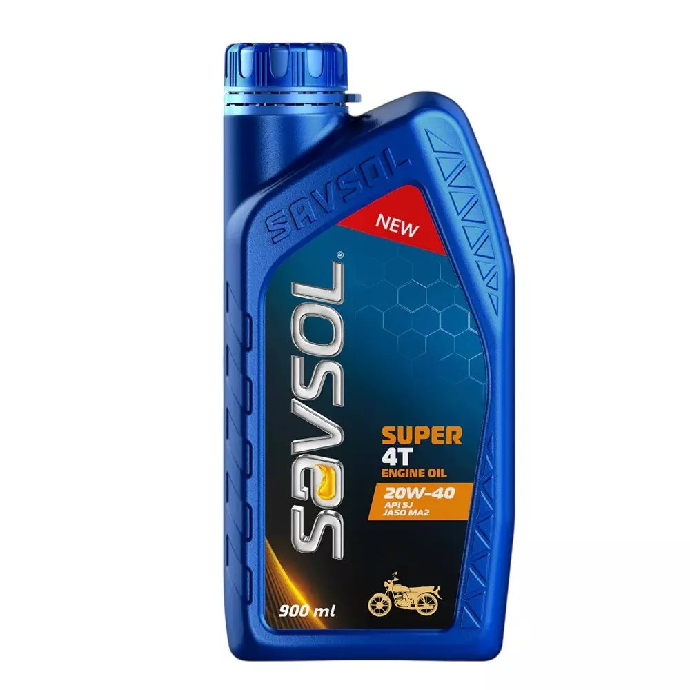 Savsol 4T 20W-40 Engine Oil 900 ml Capacity (Pack of 20)
