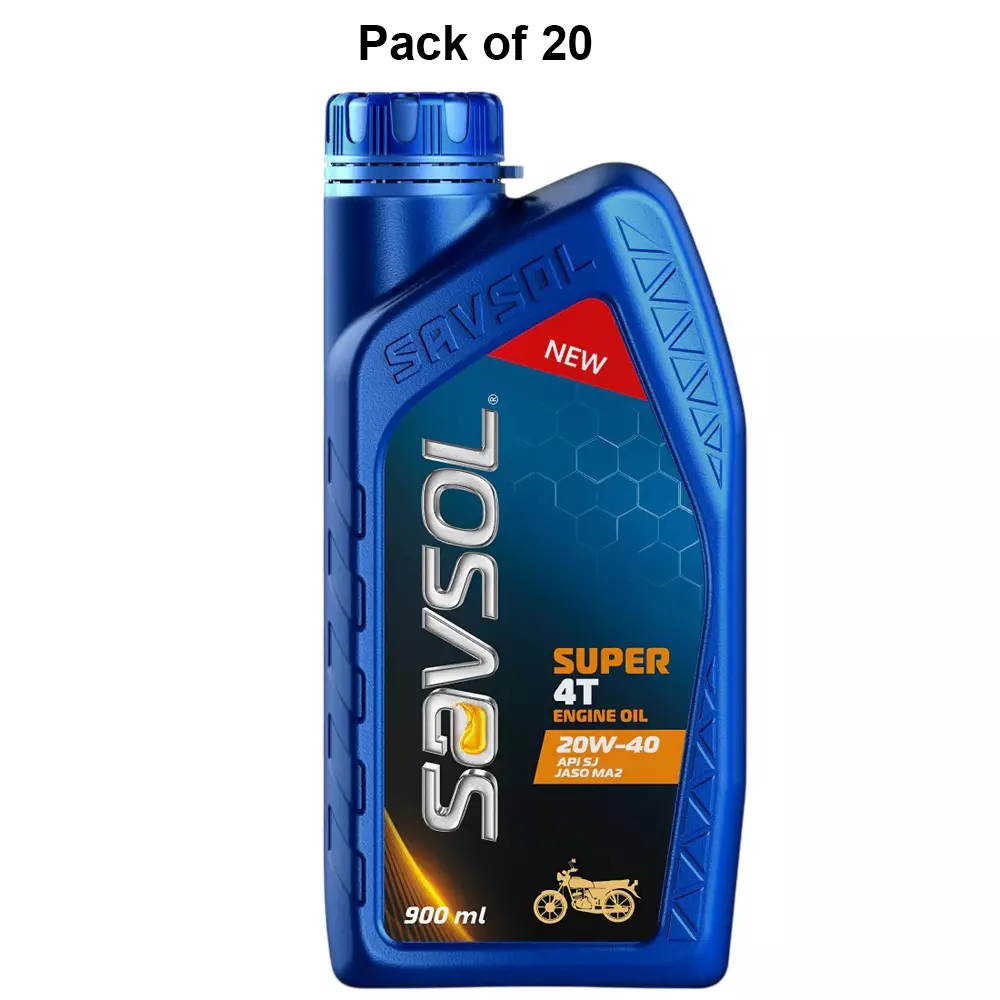 savsol-4t-20w-40-engine-oil-900-ml-capacity-pack-of-20