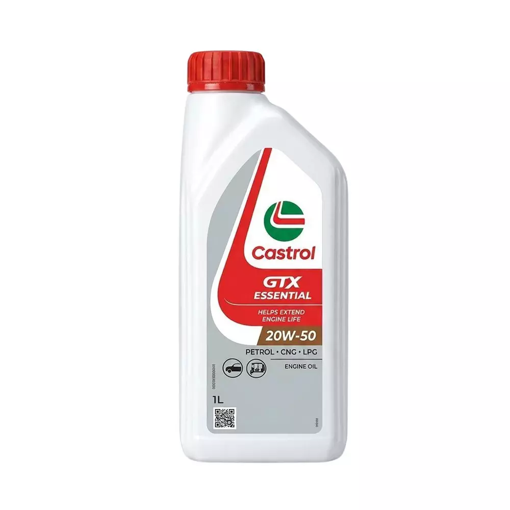 Castrol 20W-50 GTX Essential Engine Oil 1 L Capacity (Pack of 20)