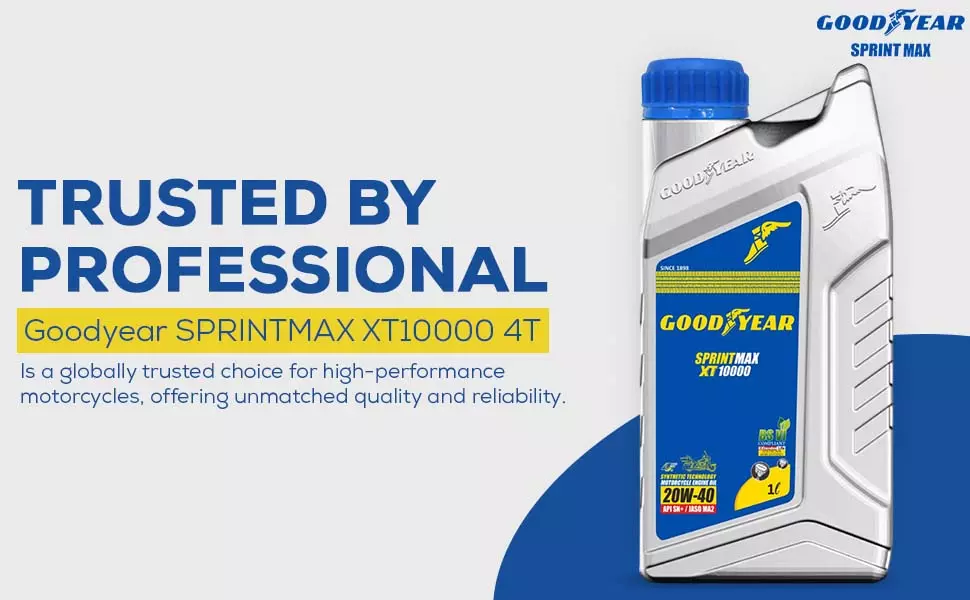 GOODYEAR 20W40 Sprintmax XT10000 4T Semi-Synthetic Engine Oil 1.0 Ltrs