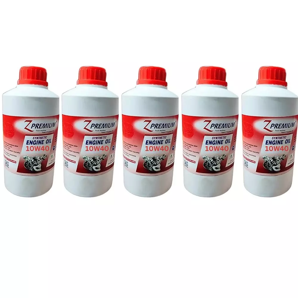Z Premium 10W40 1 L Engine Oil for Commercial & Passenger Cars, 1205B3T7WB8 (Pack of 5)
