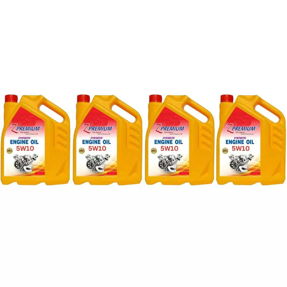 Z Premium 5W10 5 L Engine Oil for Commercial & Passenger Cars, 1124BBLU8EM (Pack of 4)