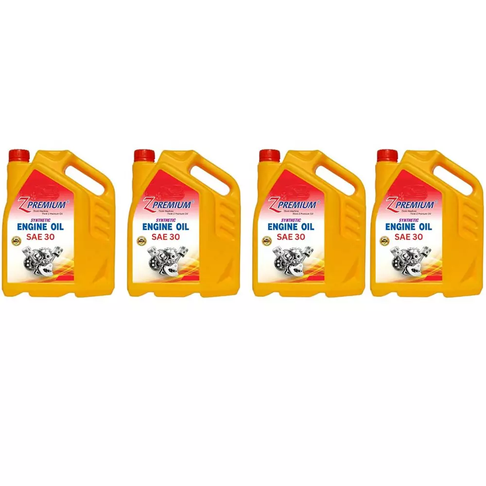 Z Premium SAE 30 5 L Engine Oil for Commercial & Passenger Cars, 1124BBWYRIA (Pack of 4)