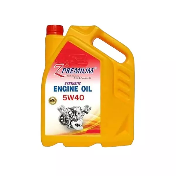 Z Premium 5W40 Fully Synthetic Engine Oil 5 L Superior & High-Performance for CNG/LPG Vehicle (Pack of 2)