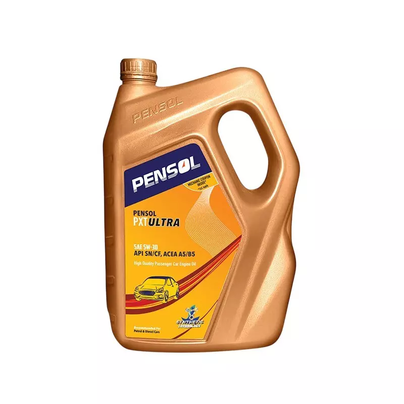 PENSOL SAE 5W - 30 SN/CF ACEA A5/B5 Engine Oil 7 L for Passenger Vehicle, PXT Ultra
