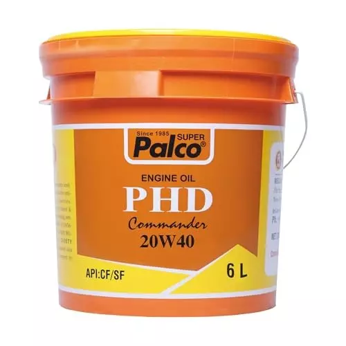 Palco Engine Oil CF API 6 L Capacity PHD 20W40 Commander Clear Red