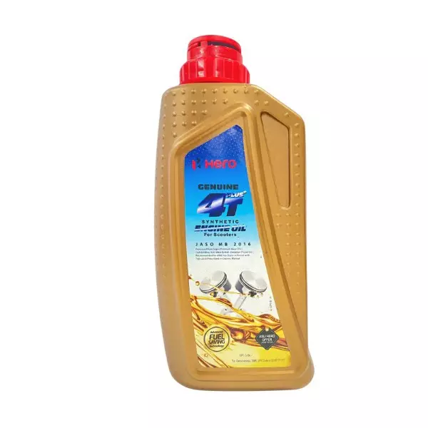 Hero 4T Plus 10W-30 SL Engine Oil 900 ml Capacity (Pack of 20)