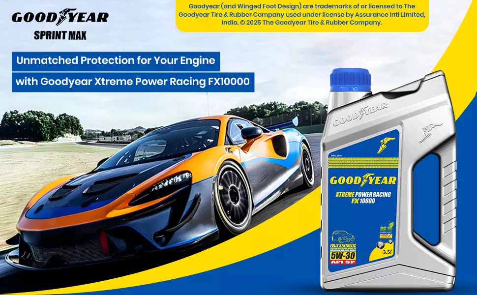 GOODYEAR 3.5 Ltrs 5W30 API SP Xtreme Power Racing FX10000 Fully Synthetic Multigrade Engine Oil