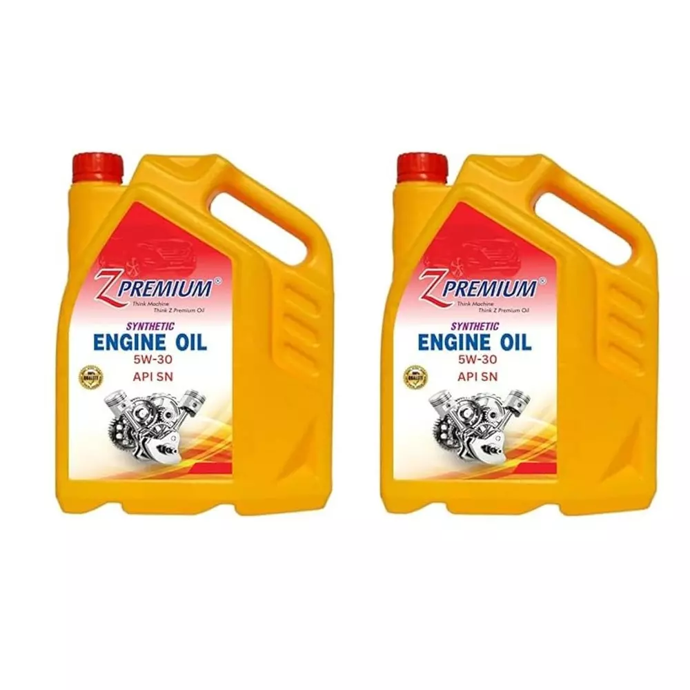 Z Premium 5W-30 SN Plus Fully Synthetic Engine Oil 5 L for Petrol, Diesel & CNG Cars (Pack of 2)