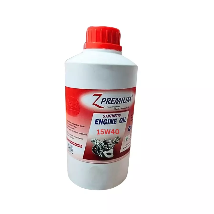 Z Premium 15W40 Fully Synthetic Engine Oil 1 L Superior & High-Performance for Universal Vehicle (Pack of 2)