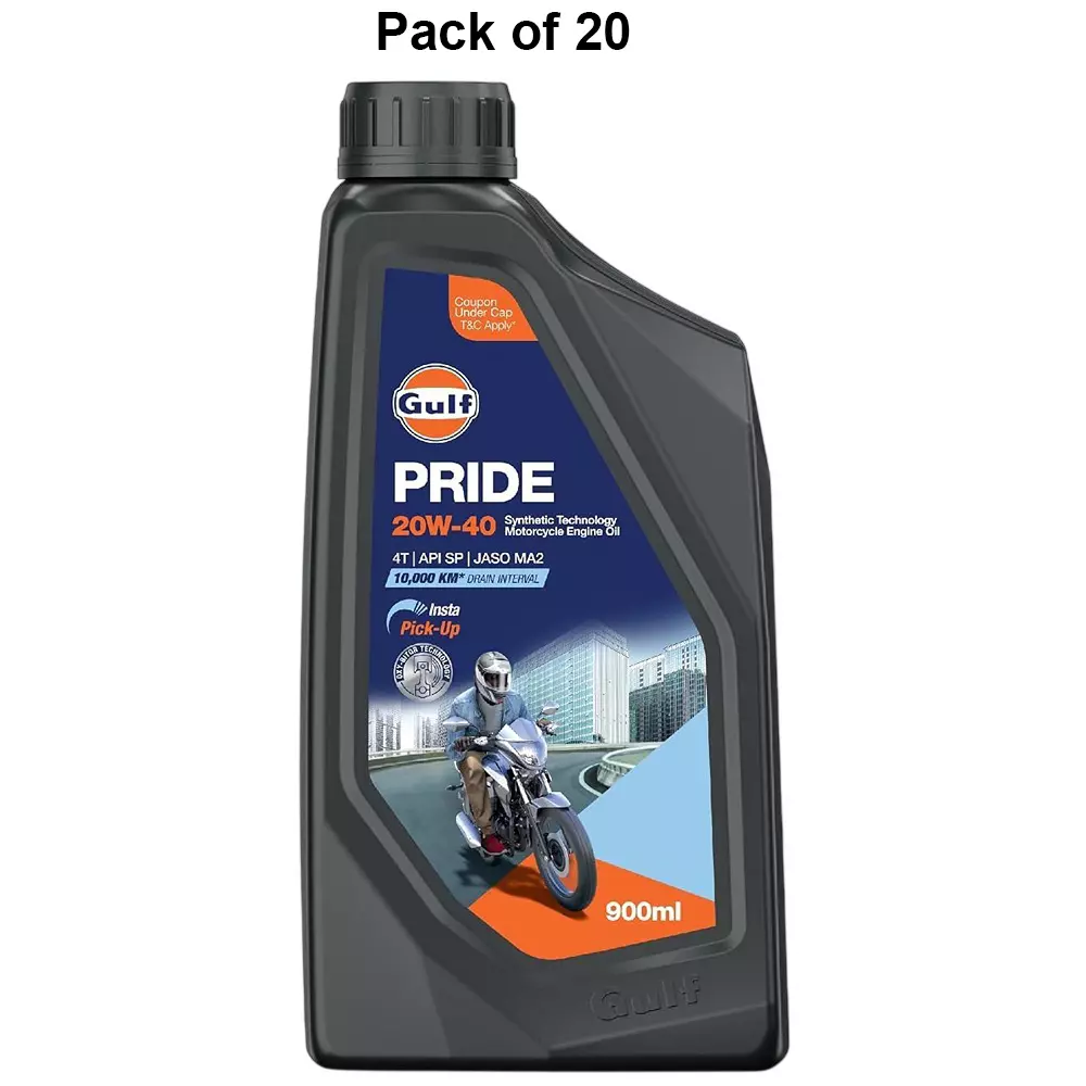 gulf-pride-4t-20w-40-engine-oil-900-ml-capacity-pack-of-20