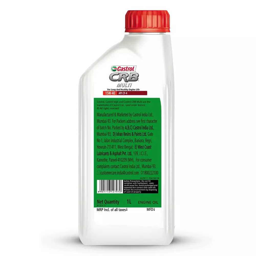 Castrol CRB MULTI 15W-40 CF-4 Diesel Engine Oil -1Ltr