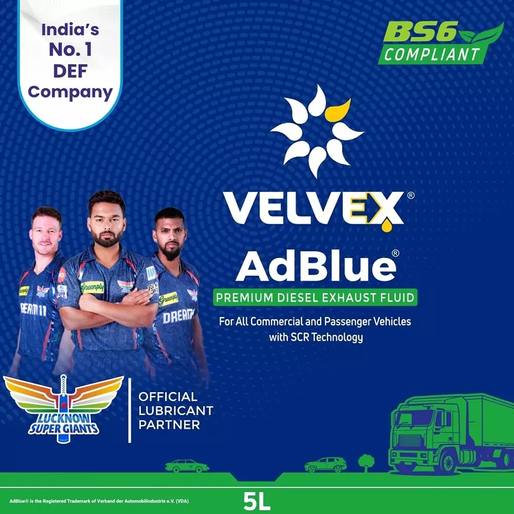 VELVEX AdBlue Diesel Exaust Fluid 5 L for All Diesel Engines for BS4 & BS6