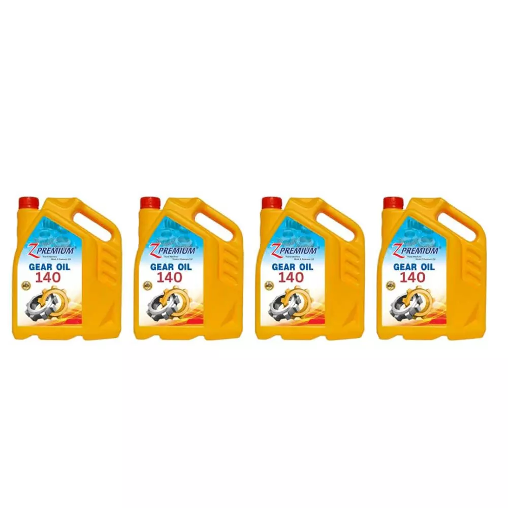 Z Premium 140 High Viscosity 5 L Gear Oil for Automotive Manual Transmissions, 1115BN4IEZ6 (Pack of 4)
