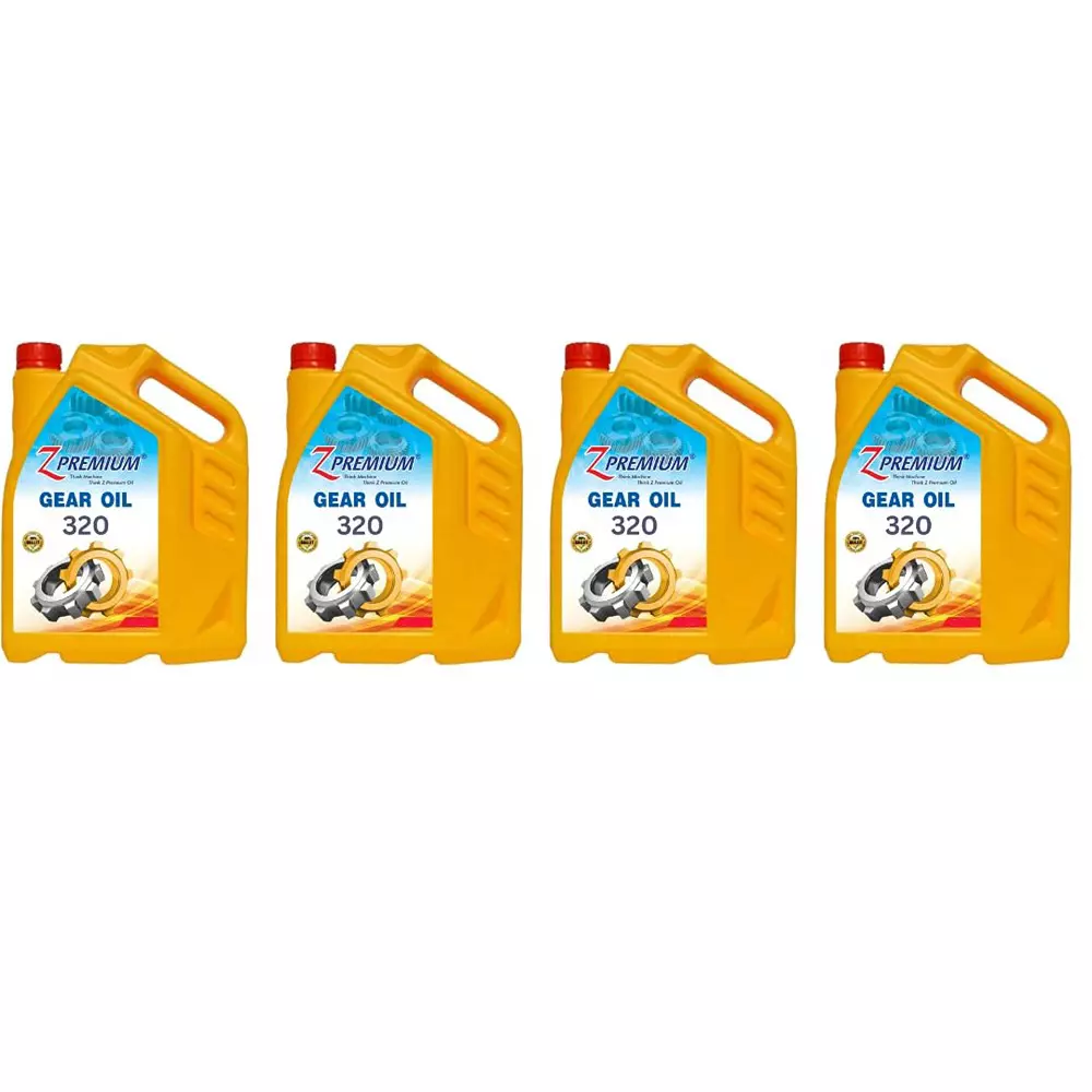 Z Premium 320 High Viscosity 5 L Gear Oil for Automotive Manual Transmissions, 1123BAD9NYY (Pack of 4)