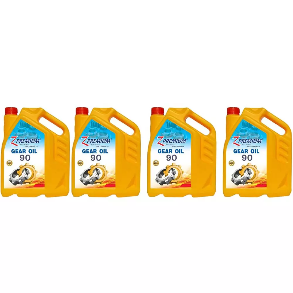Z Premium 90 High Viscosity 5 L Gear Oil for Automotive Manual Transmissions, 1115BMO46DU (Pack of 4)