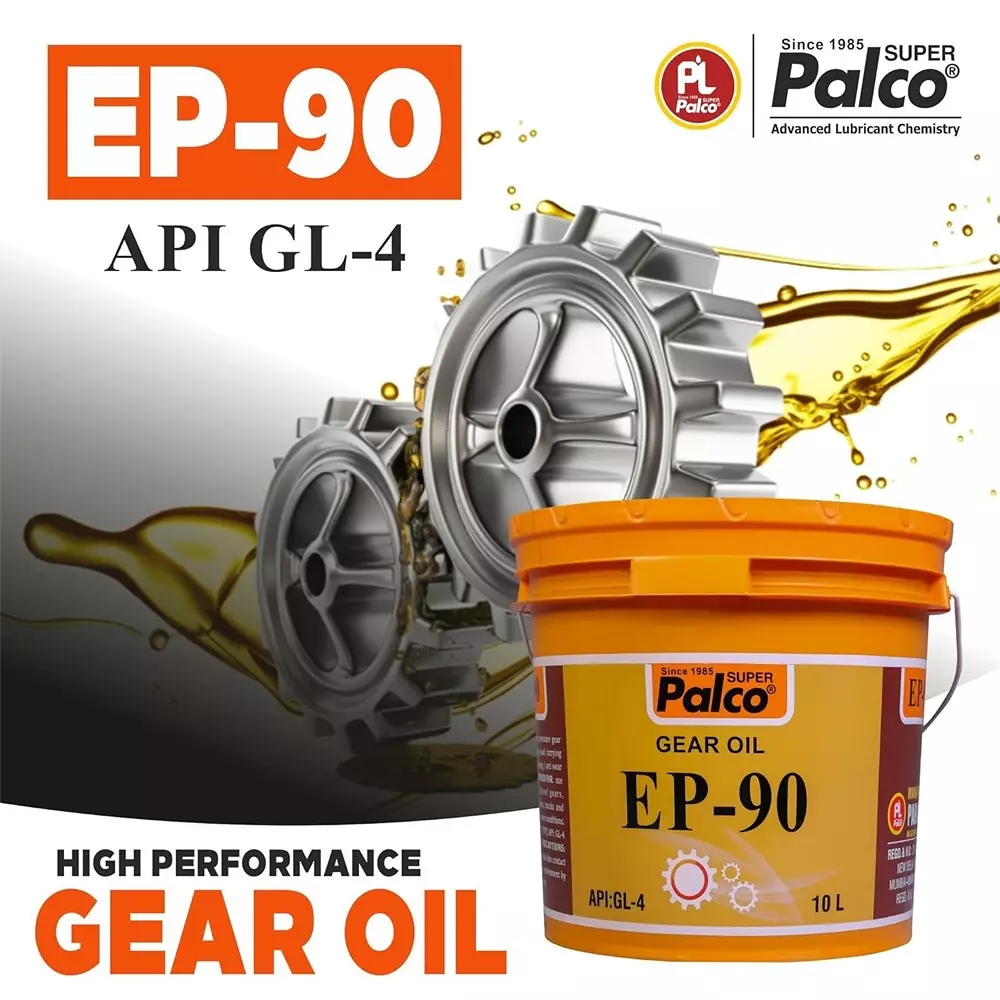 Palco  Gear Oil 10 L Capacity GL-4 API EP-90 Clear Golden Natural