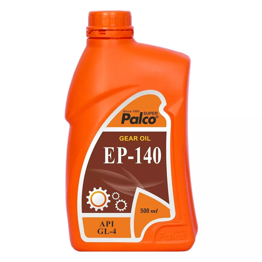 Palco  Gear Oil 500 m L Capacity GL-4 API EP-140 Clear Golden Natural