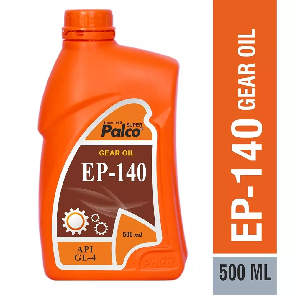 Palco  Gear Oil 500 m L Capacity GL-4 API EP-140 Clear Golden Natural