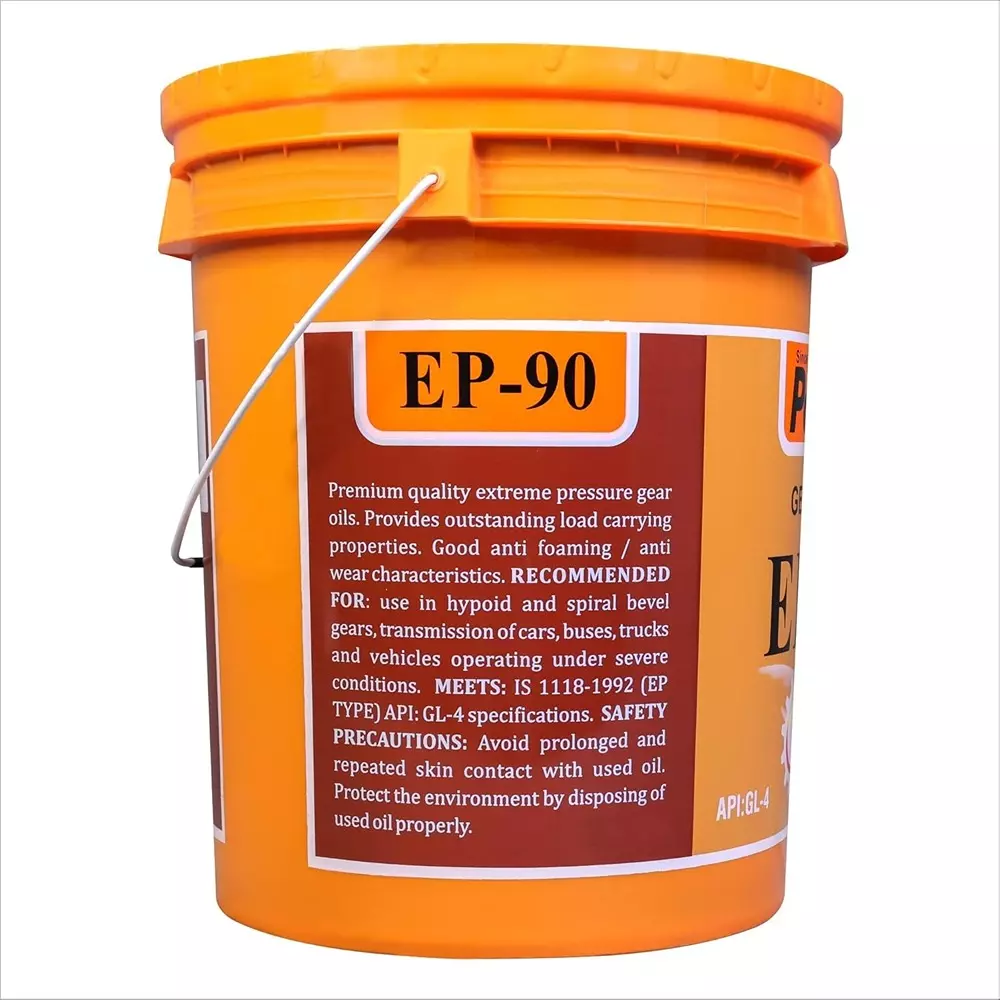 Palco  Gear Oil 20 L Capacity GL-4 API EP-90 Clear Golden Natural