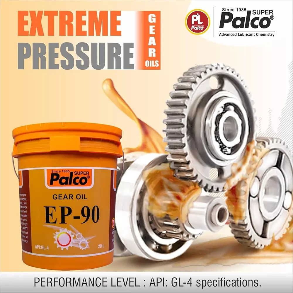 Palco  Gear Oil 20 L Capacity GL-4 API EP-90 Clear Golden Natural