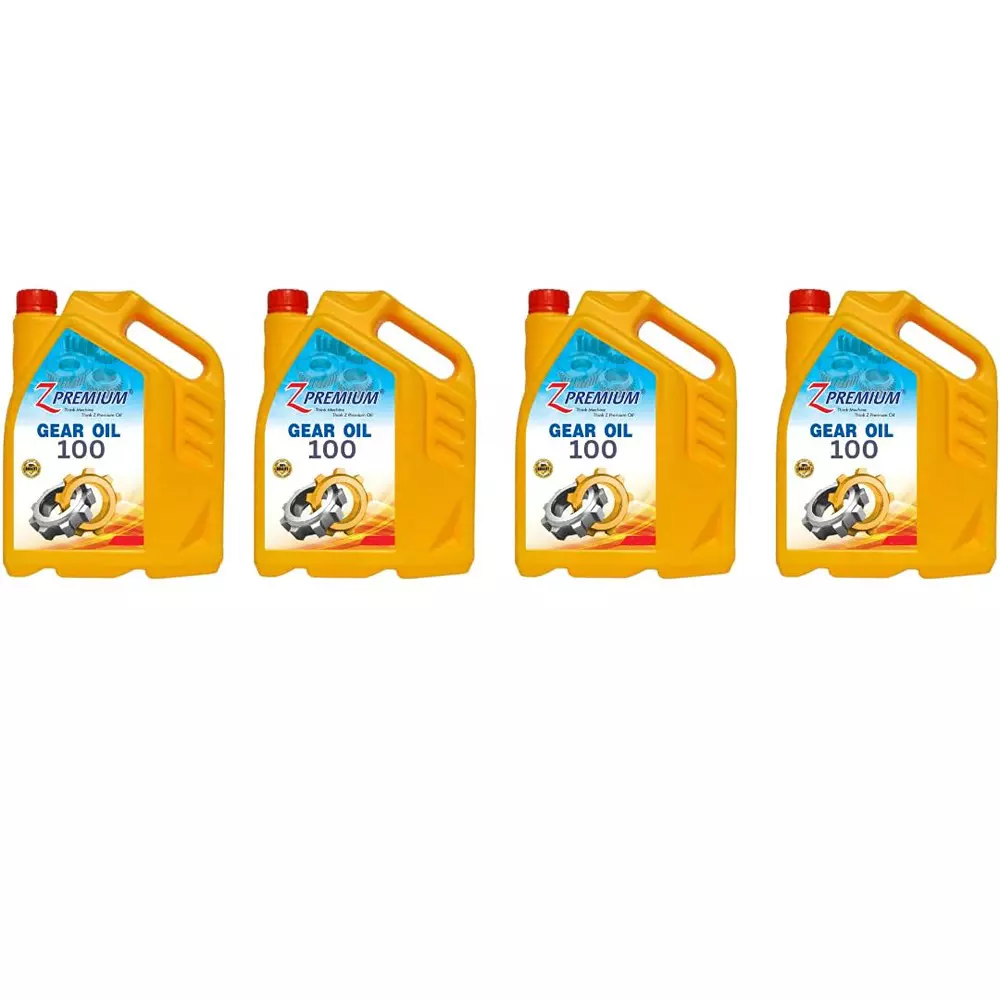 Z Premium 100 High Viscosity 5 L Gear Oil for Automotive Manual Transmissions, 1115BN2DM4N (Pack of 4)