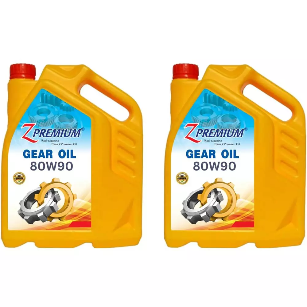 Z Premium 80W90 High Viscosity 5 L Gear Oil for Automotive Manual Transmissions, 1116BQF7ICR (Pack of 2)
