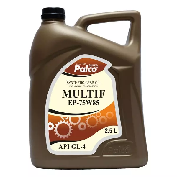 Palco Synthetic Gear Oil 2.5 L Capacity API GL-4 Multif EP – 75W85 Viscosity Bright & Clear (Pack of 6)