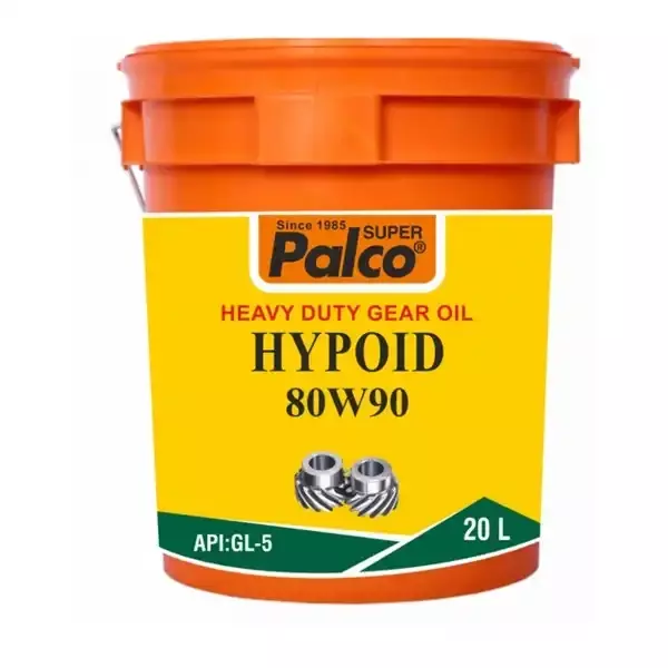 Palco Gear Oil 20 L Capacity API GL-5 Hypoid 80W90 Viscosity Clear Golden Natural