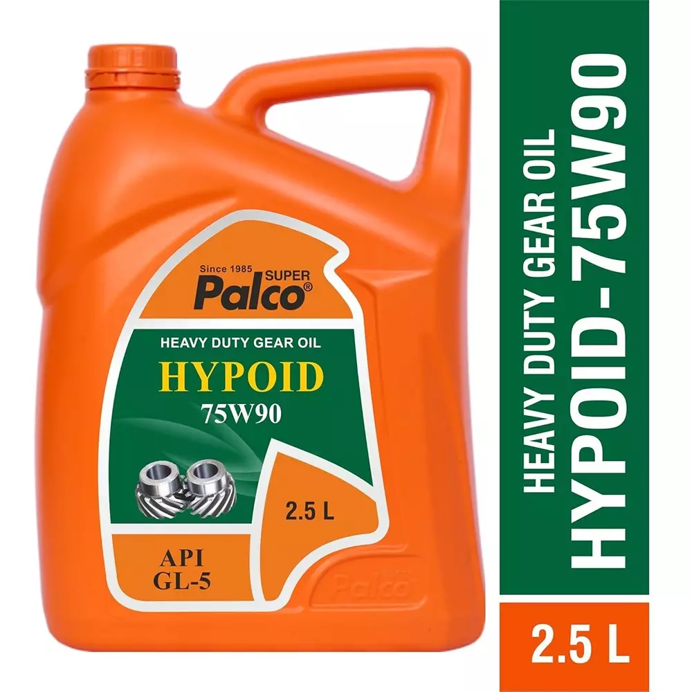Palco Hypoid Gear Oil 2.5 L Capacity GL-5 API 75W90 Clear Golden Natural