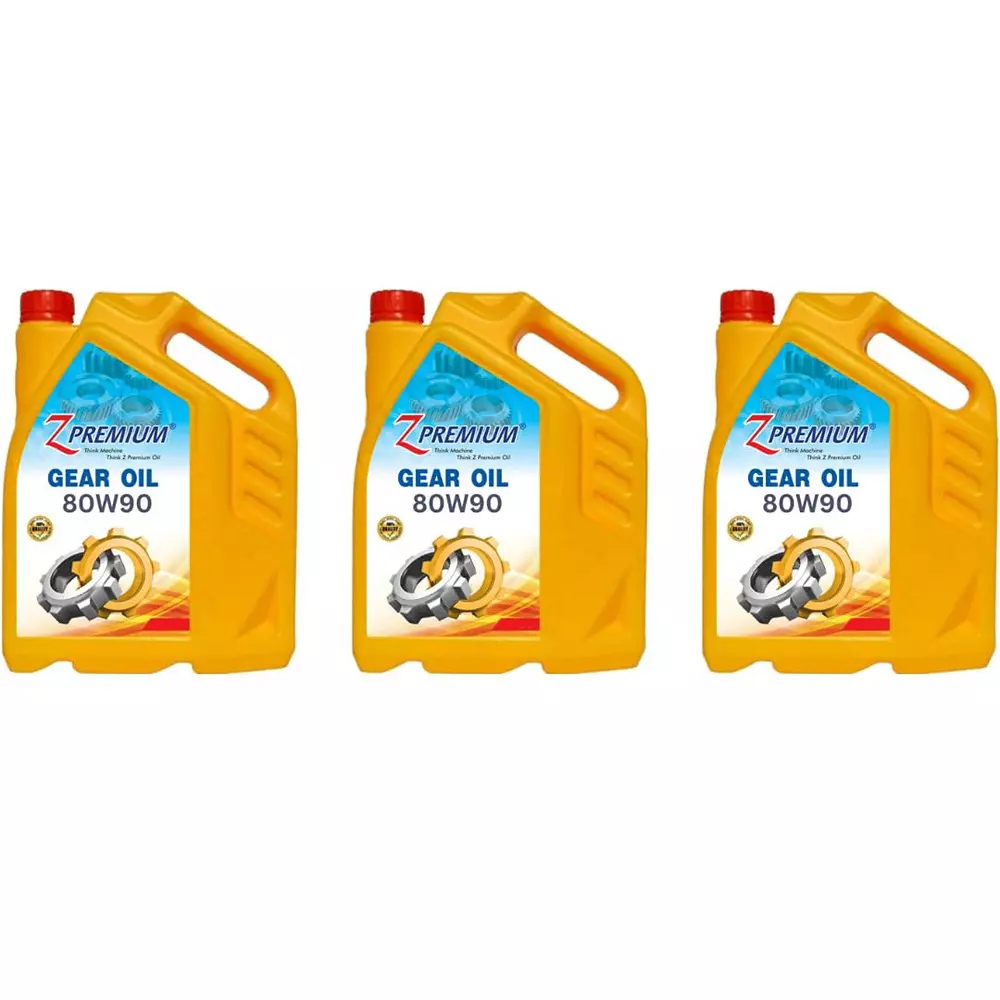 Z Premium 80W90 High Viscosity 5 L Gear Oil for Automotive Manual Transmissions, 1116BQDDO35 (Pack of 3)