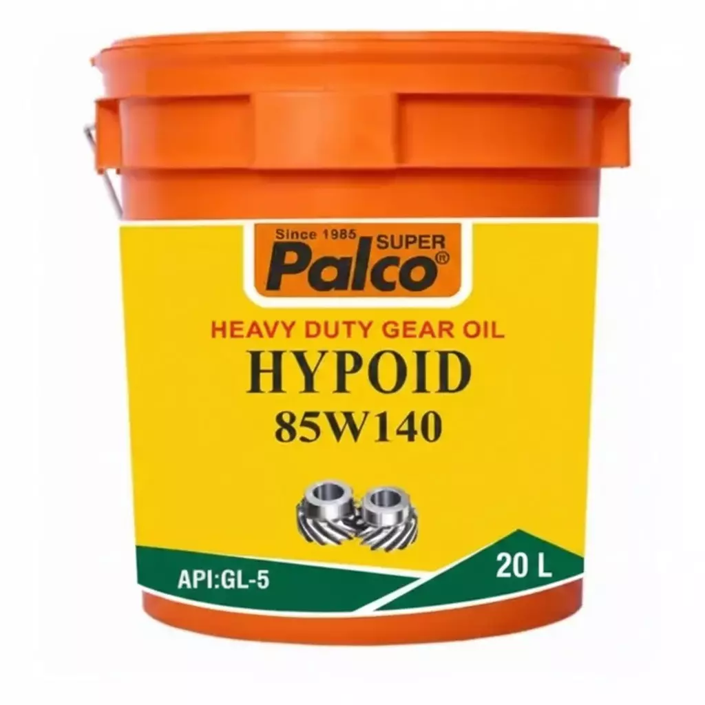 Palco Gear Oil 20 L Capacity API GL-5 Hypoid 85W140 Viscosity Clear Golden Natural