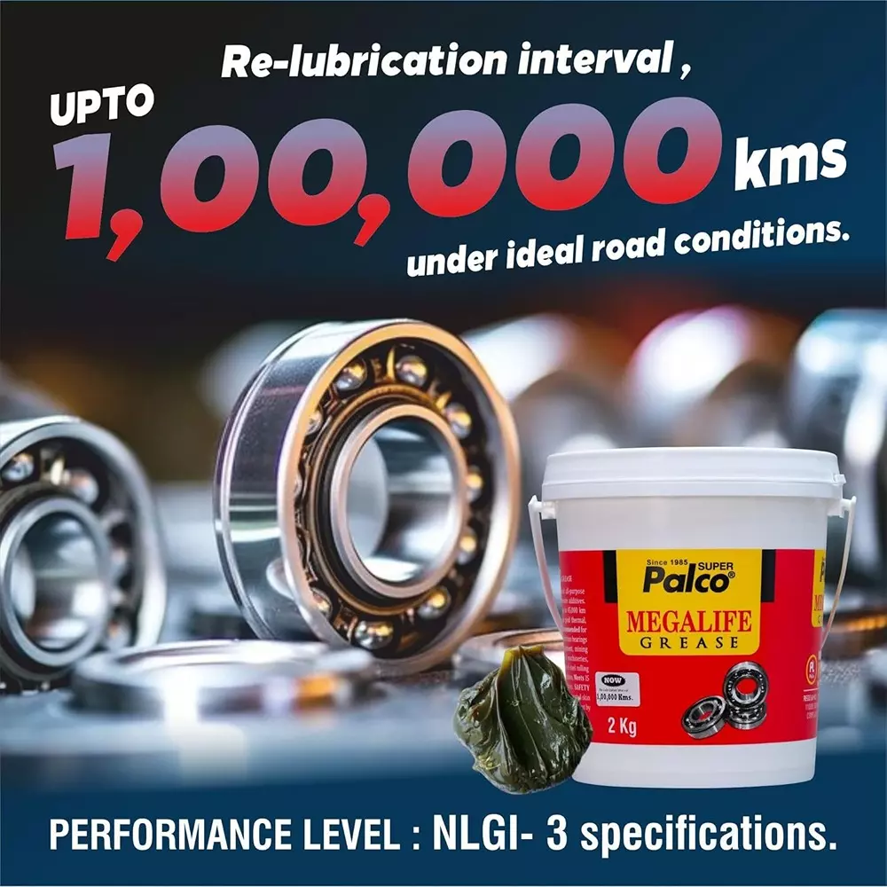 Palco Megalife Grease DP 190 API 2 Kg Capacity Greenish Brown