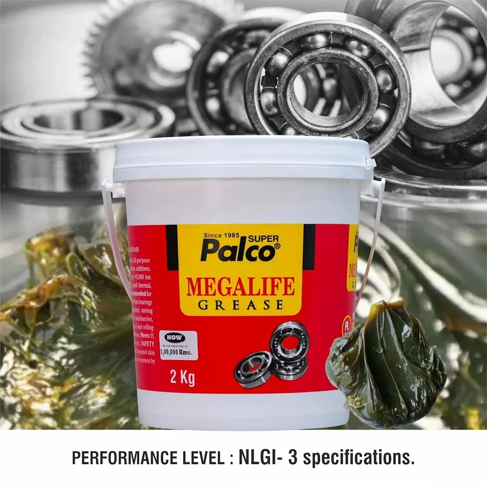 Palco Megalife Grease DP 190 API 2 Kg Capacity Greenish Brown