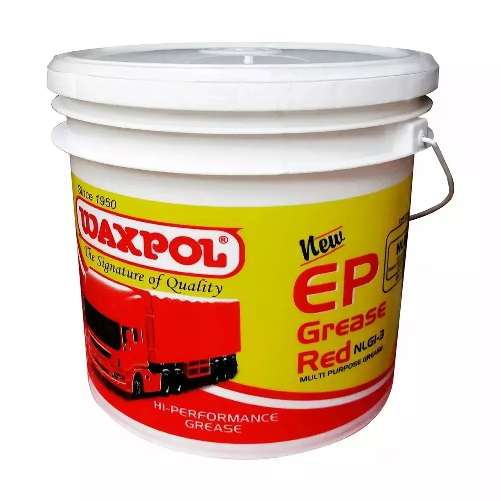 Waxpol EP Red Grease NLGI-3 Grade Suitable for Cars, Trucks, Buses, Heavy Vehicles & Industrial Machinery, 3 Kg