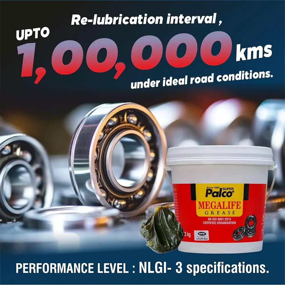 Palco Megalife Grease DP 190 API 3 Kg Capacity Greenish Brown